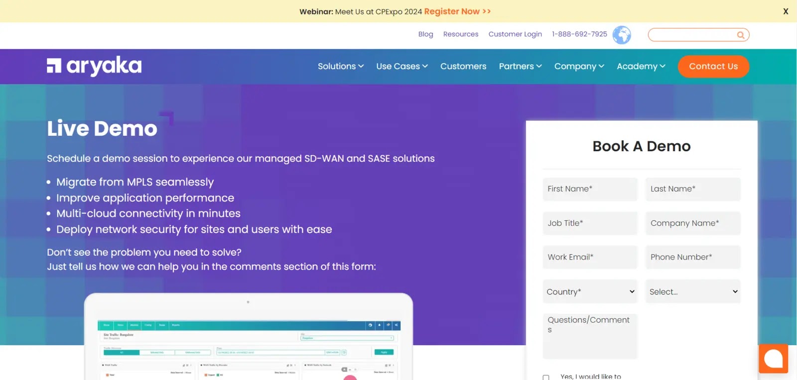 Network as a Service for MSSP
